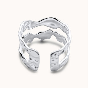 Double Wave Ring