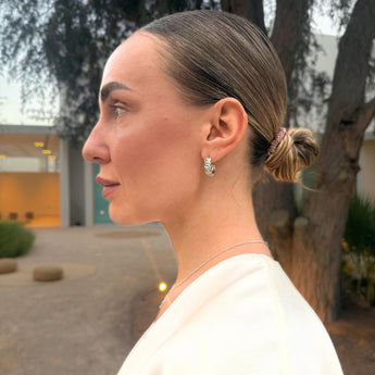 Tephra Earrings Silver