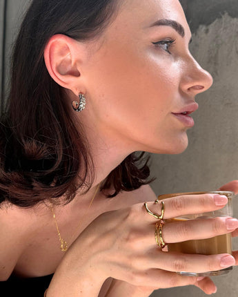 Tephra Earrings Silver