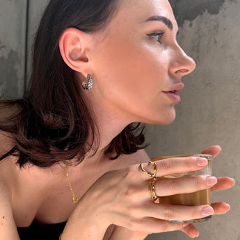 Tephra Earrings Silver