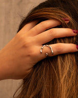 Lava Ring Silver