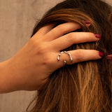 Lava Ring Silver