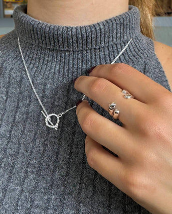 Terra Necklace Silver