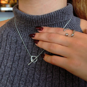Terra Necklace Silver