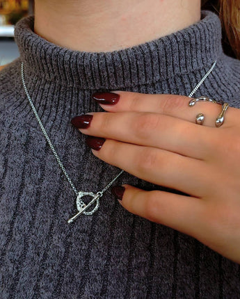 Terra Necklace Silver