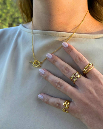 Terra Necklace Gold